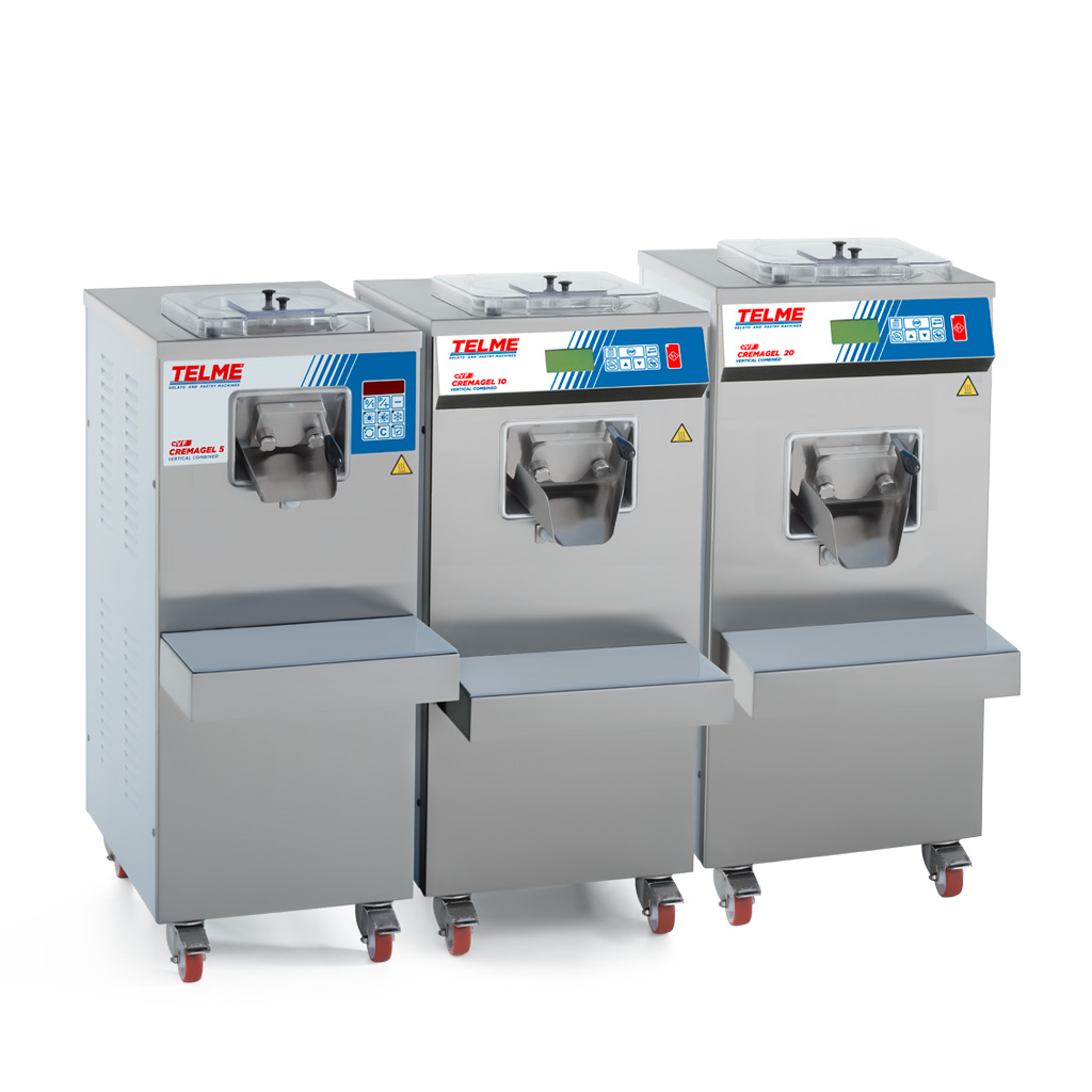 Combined machines for pastry and gelato shops Cremagel by Telme