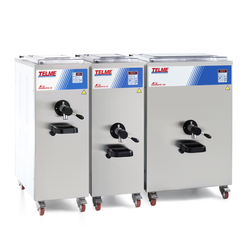 Professional batch pasteurizers for gelato and sorbetto